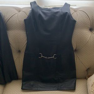 Leather Mini Dress